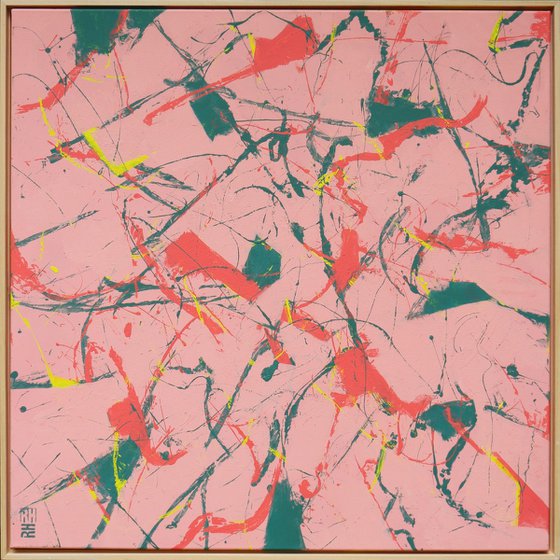 Fragments pink square