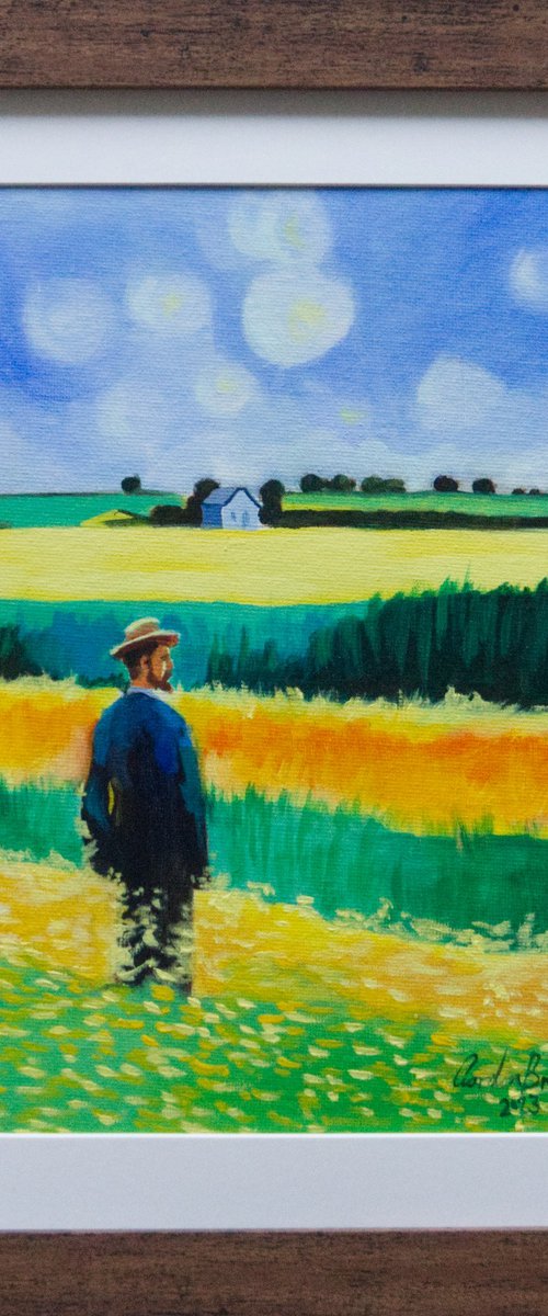 Van Gogh in a Field by Gordon Bruce