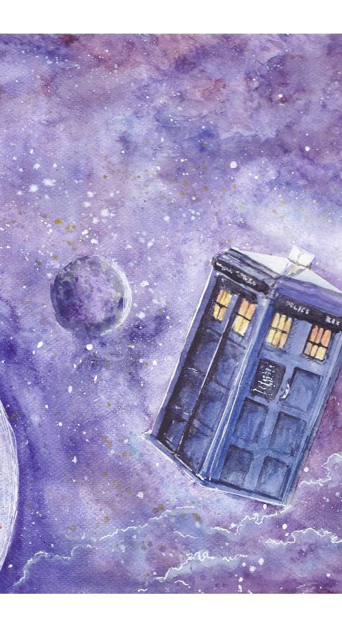 Tardis in Space by Yulia Schuster