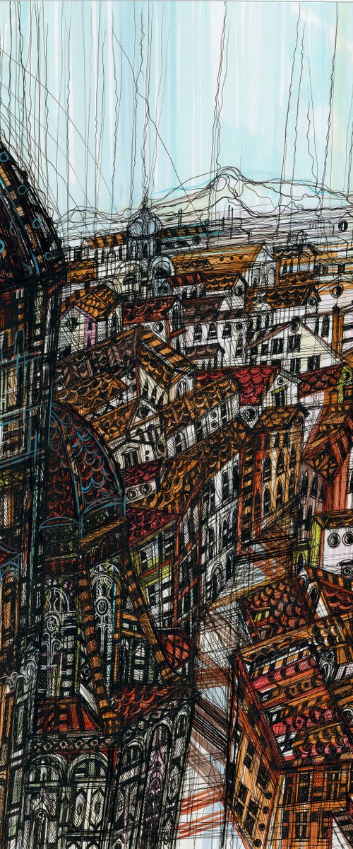 Florence Cathedral. View from Window by Maria Susarenko