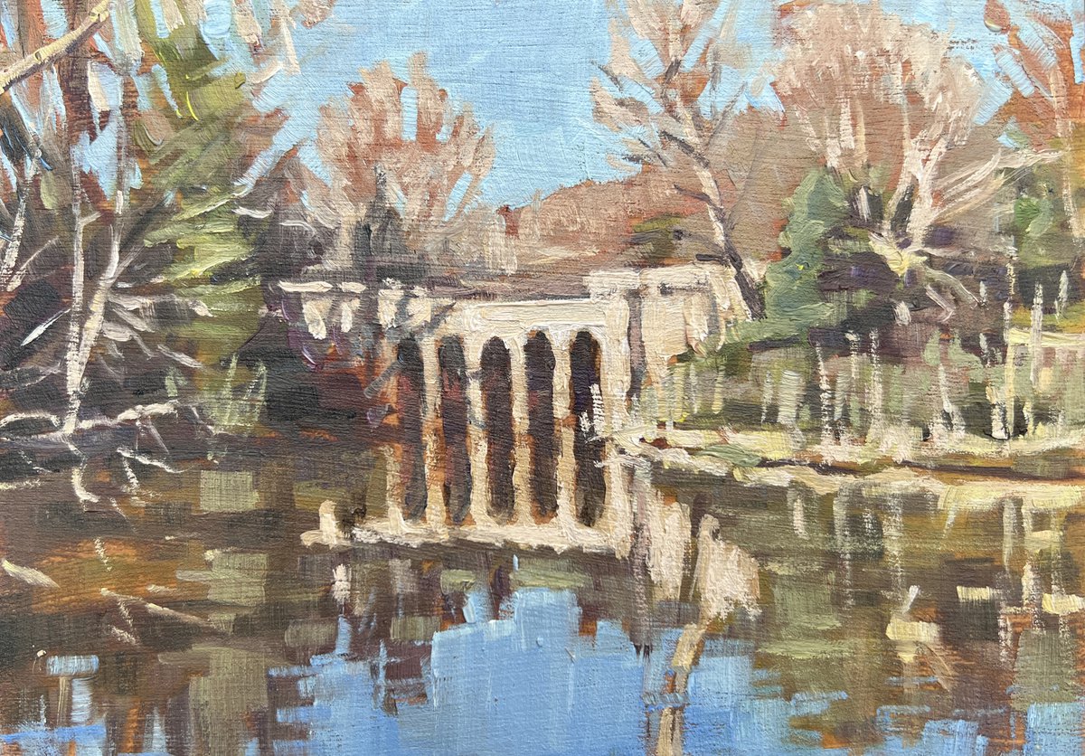 Viaduct Bridge Hampstead Heath by Louise Gillard