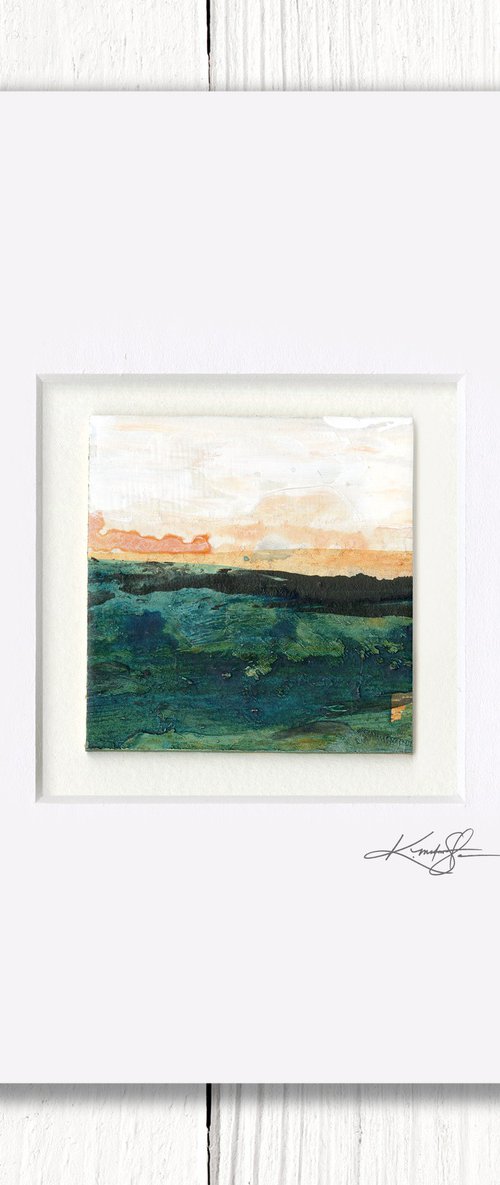 Mystical Land 324 - Textural Landscape Painting by Kathy Morton Stanion by Kathy Morton Stanion