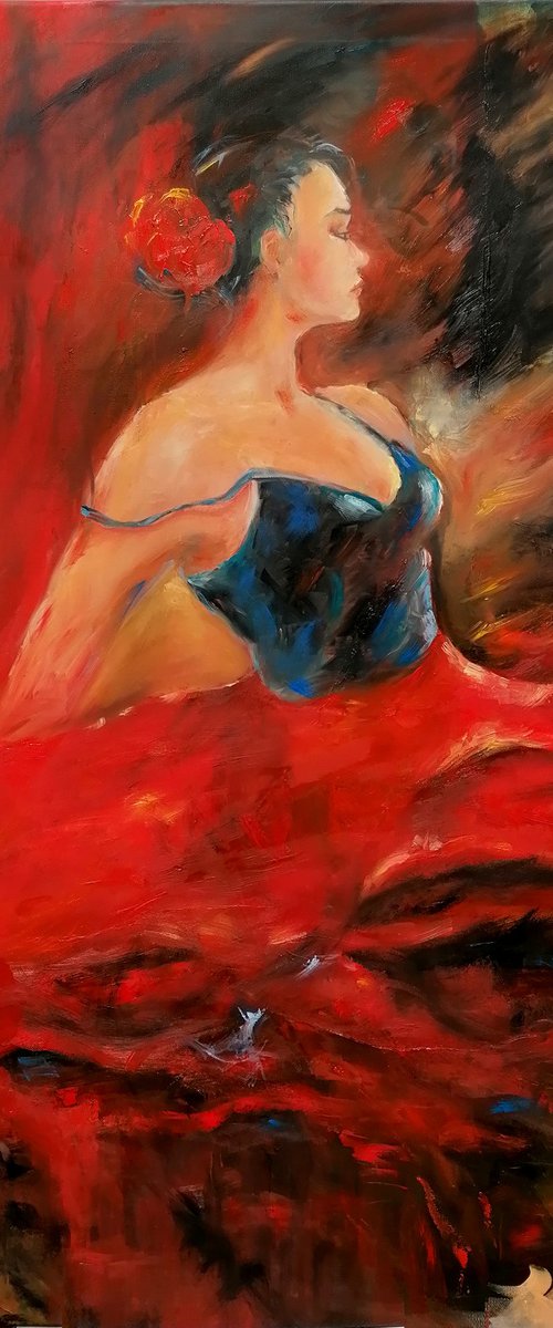 Flamenco Dancer 61 by Susana Zarate Harris