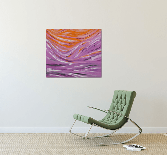 Agorà - 80x70 cm,  LARGE XL, Original abstract painting, oil on canvas