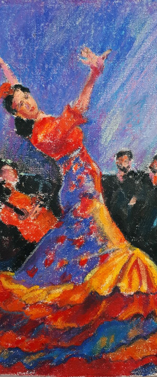 Spanish Dance... /  ORIGINAL PAINTING by Salana Art Gallery