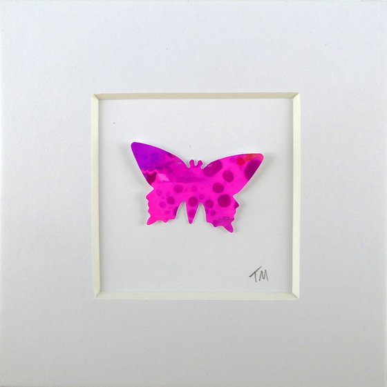 One Bright Pink Butterfly