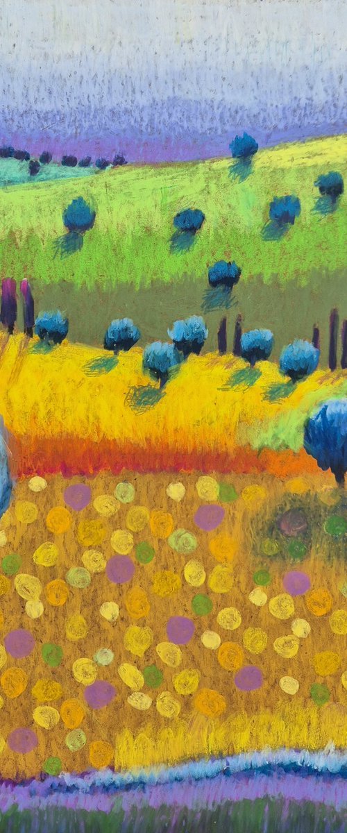 The world of blue trees by GITTI gv