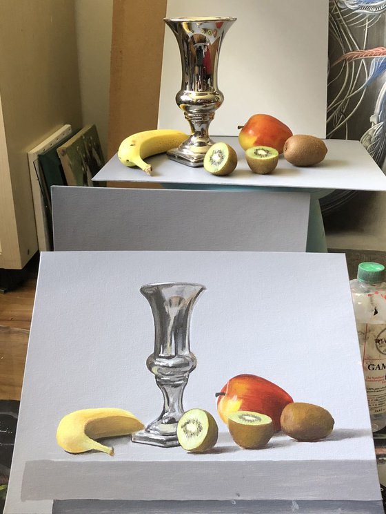 GOBLET AND FRUITS