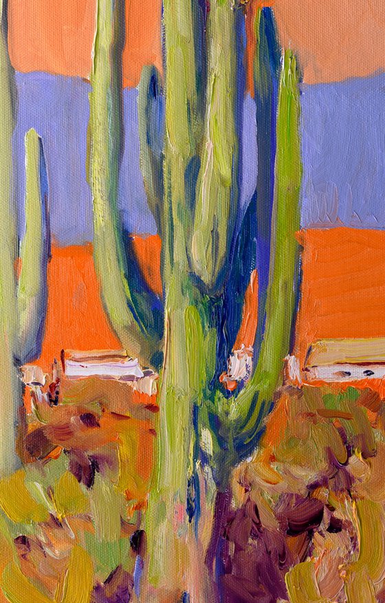 Cactuses in Desert