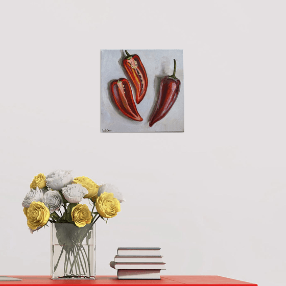 Red Still Life with Paprika