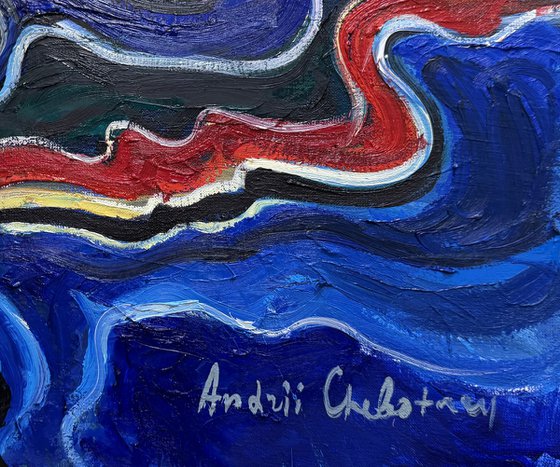 Dance of reflections. Saint-Tropez