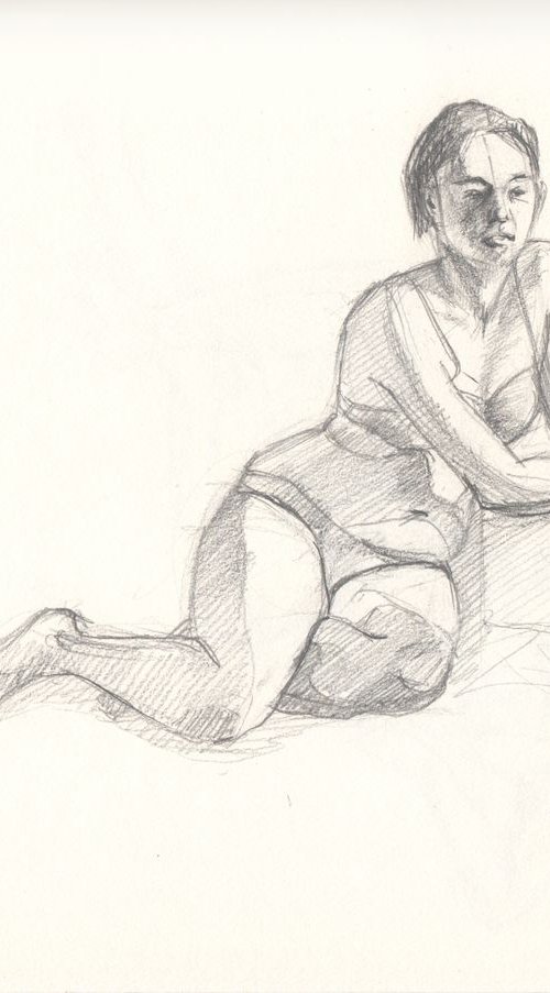 Sketch of Human body. Woman.83 by Mag Verkhovets