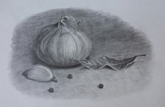 Still life # 1. Original pencil drawing.