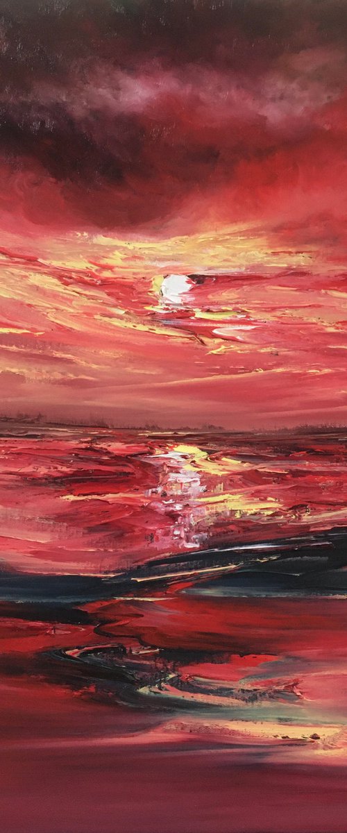 Red Dimensions by Timea  Valsami