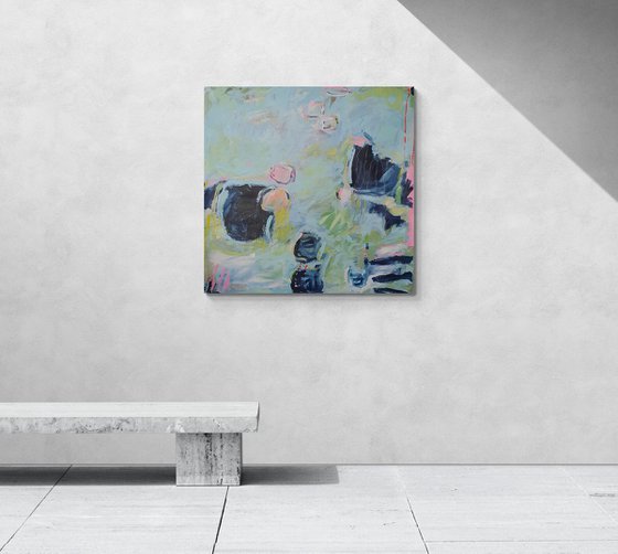 Deconstructed waterlily pond