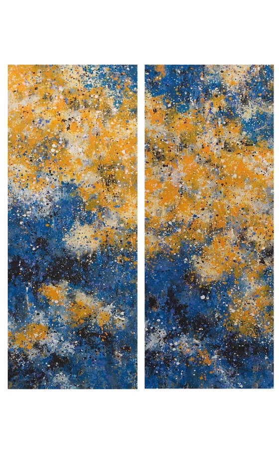 « Day & Night №2 » by M.Y.  Diptych