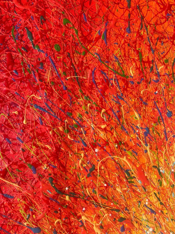 Tangerine Dawn - abstract sunrise