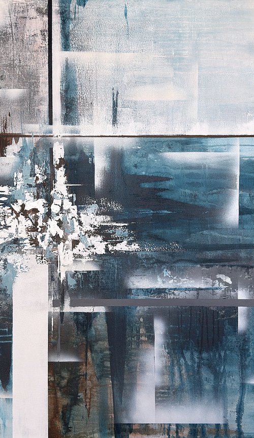 Blue Architecture of Motion by Tatiana Malinovscaia