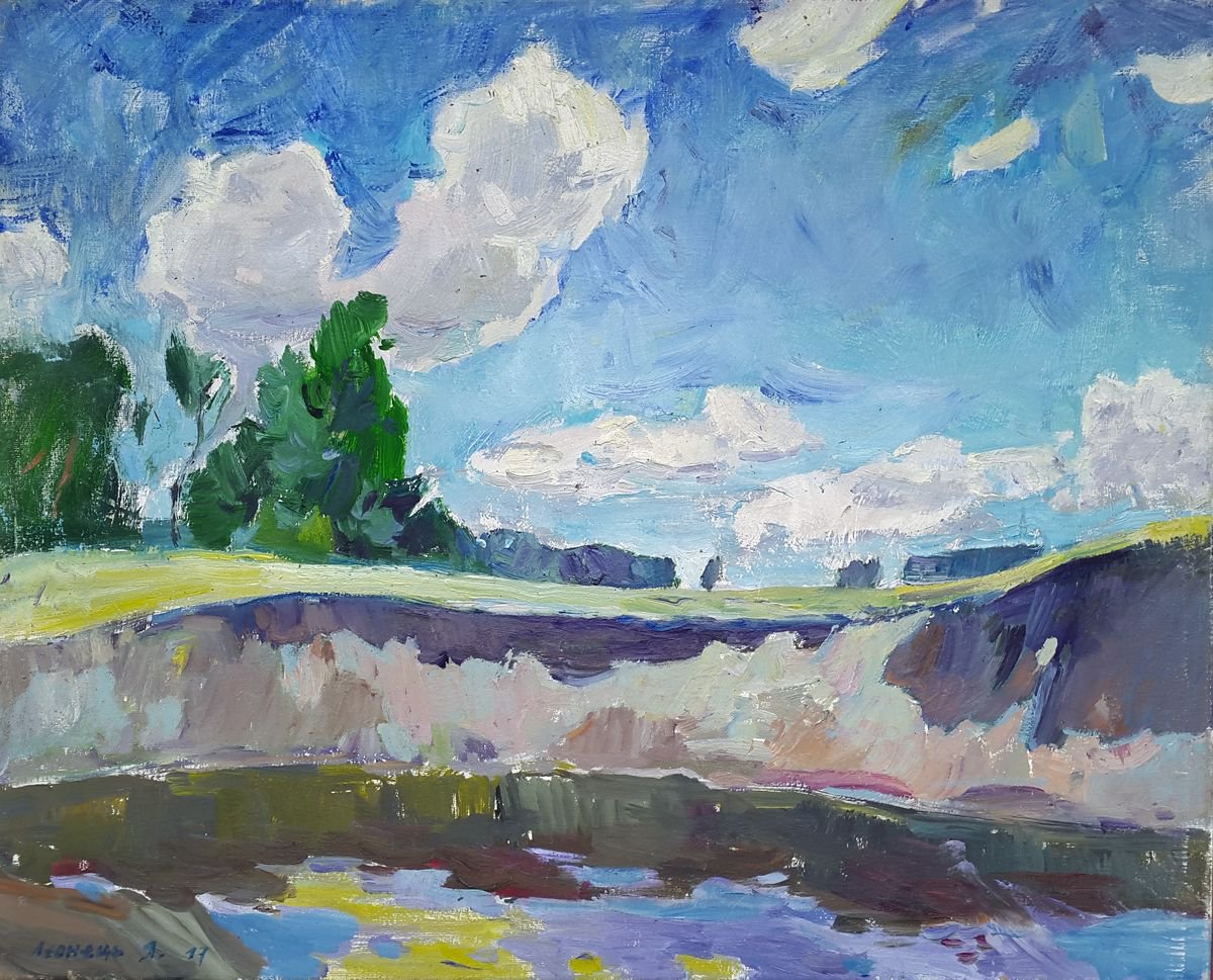 landscape by Jaroslav Leonets