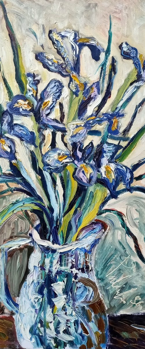 Vaso con iris by Antonino Puliafico