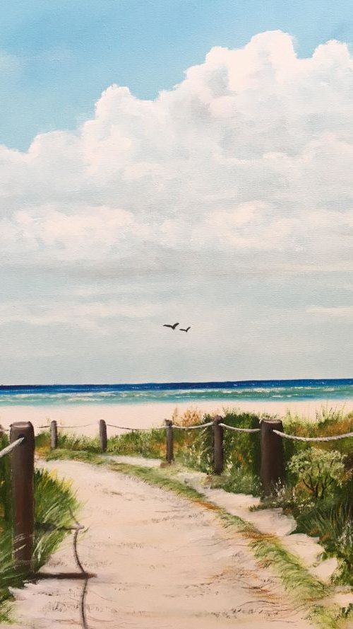 Access To Siesta Key Beach by Lloyd Dobson