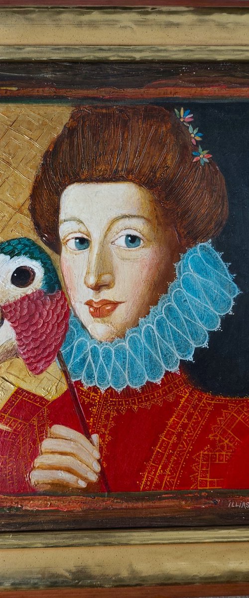 Portrait of a Princess by Vaclav Iljasenko