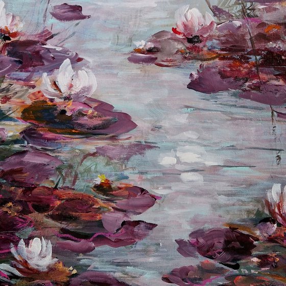 The Purple Lily Pond