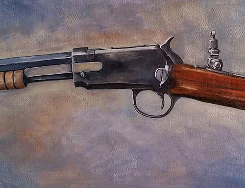 "Model 1890" - Winchester - Still Life - Rifle by Katrina Case