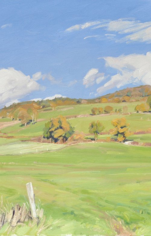 October 26, Ceneuil mountain by ANNE BAUDEQUIN