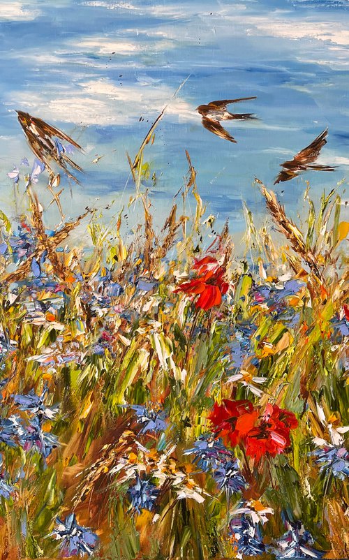 Les hirondelles by Diana Malivani