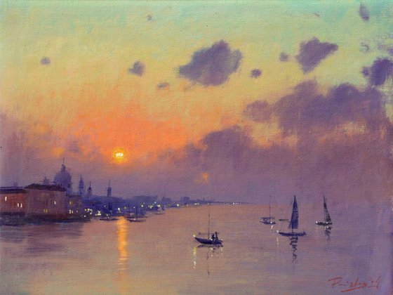 Sunset Over Venice