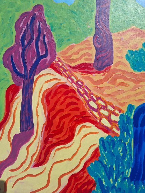 The Radiant Warmth of the Mediterranean Pines