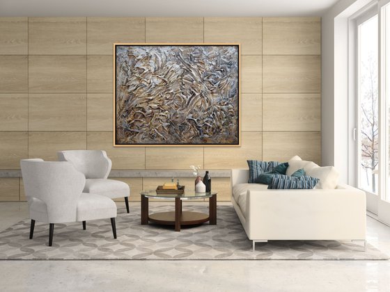 Abstract Textured Painting