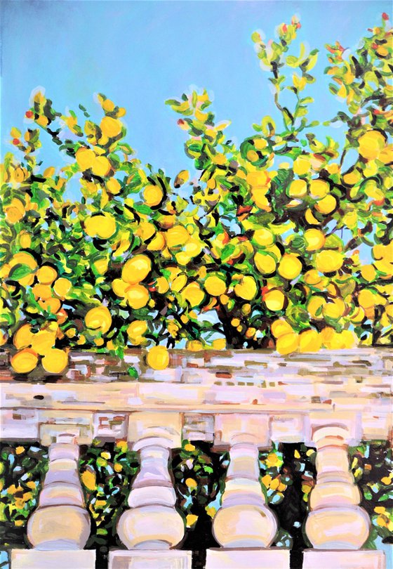 Lemon Trees / 85 x 60 cm