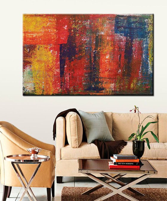 Fire Abstract 5 (120x85cm)