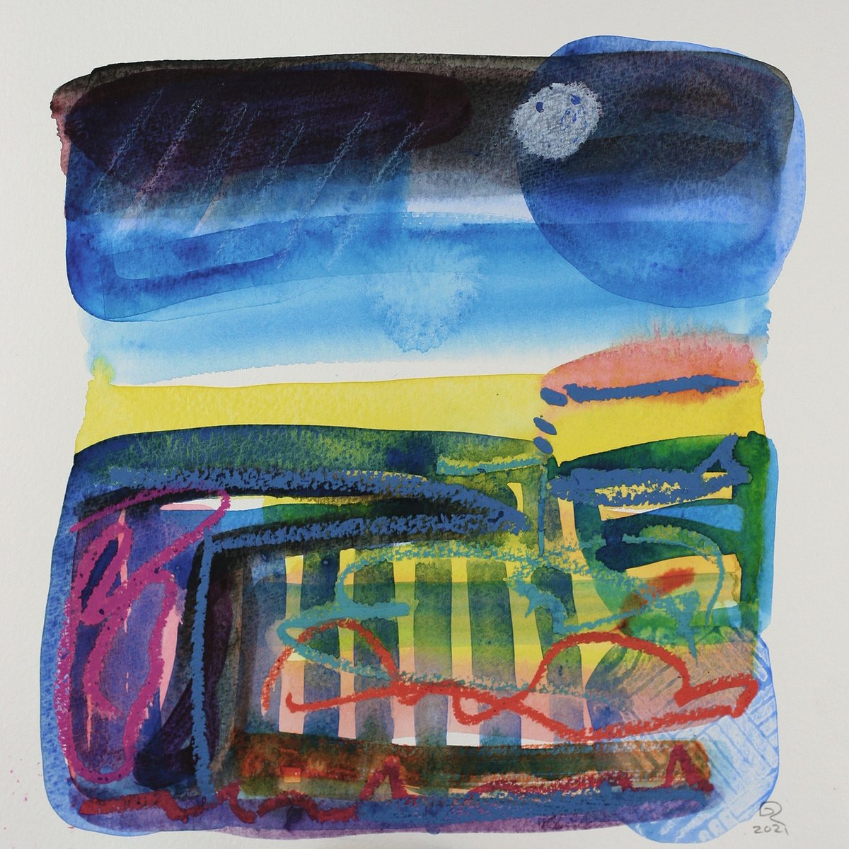 Boardwalk - Unmounted by Dawn Rossiter