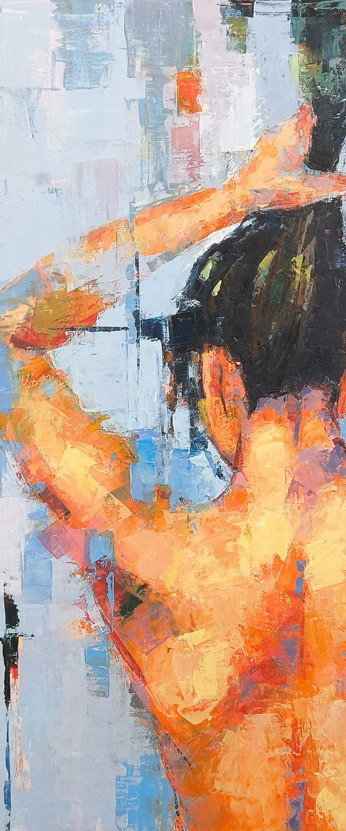 Warmth Against Blue by Narek Qochunc