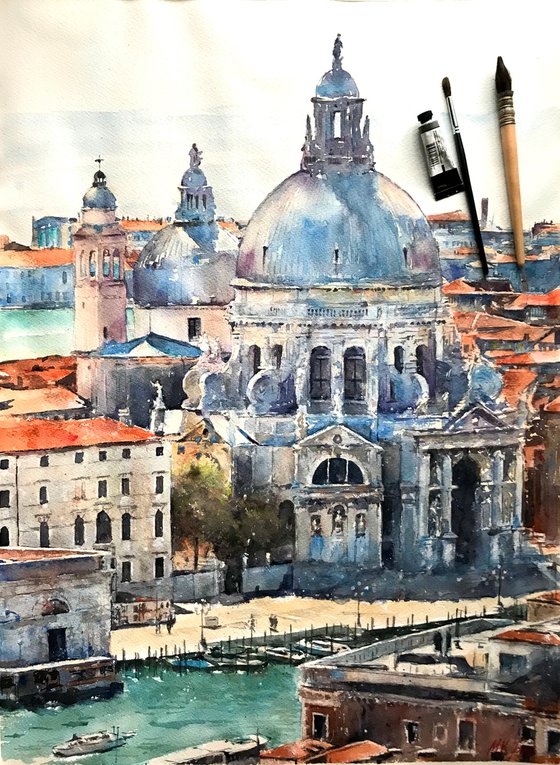 Santa Maria Della Salute 30 x 22 inch