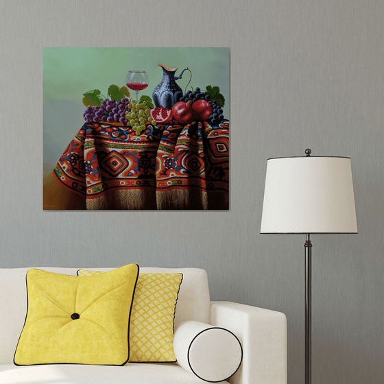 Still Life with Armenian Carpet