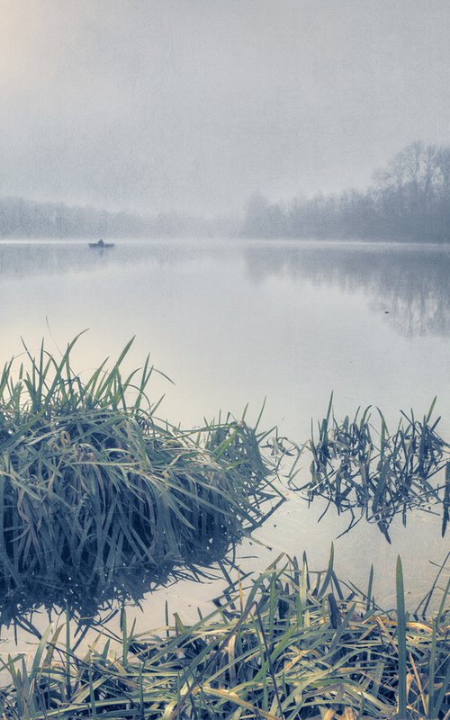 Fog on the lake. by Valerix