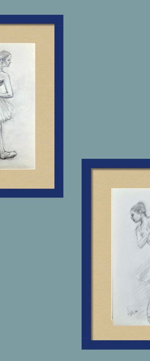 Set of Ballerina backstage 15 and 16 by Asha Shenoy