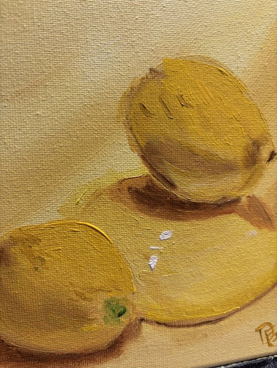 Yellow on Yellow: Lemon Still Life