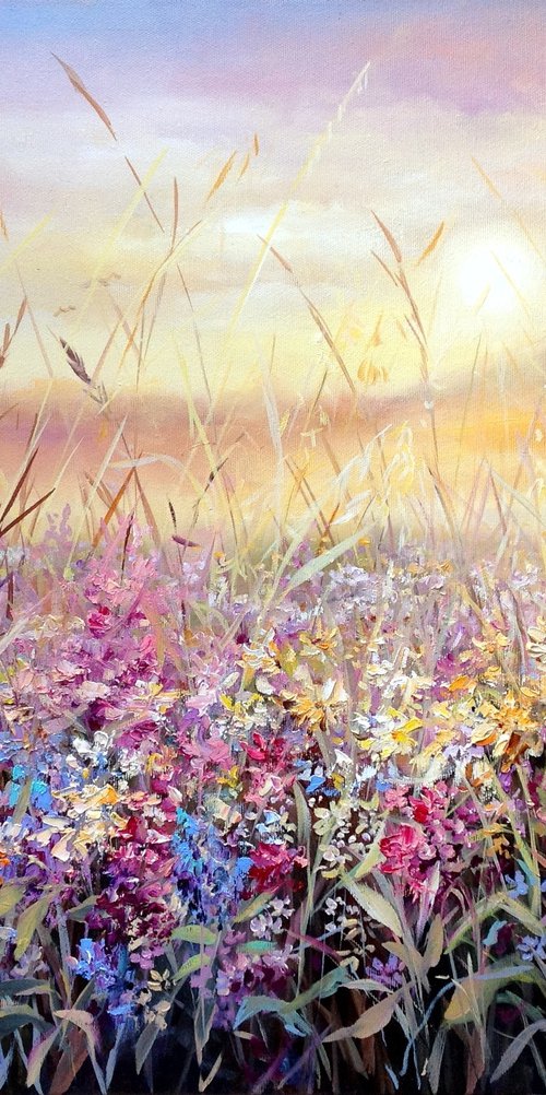 The warmth of the fields by Olena Hontar