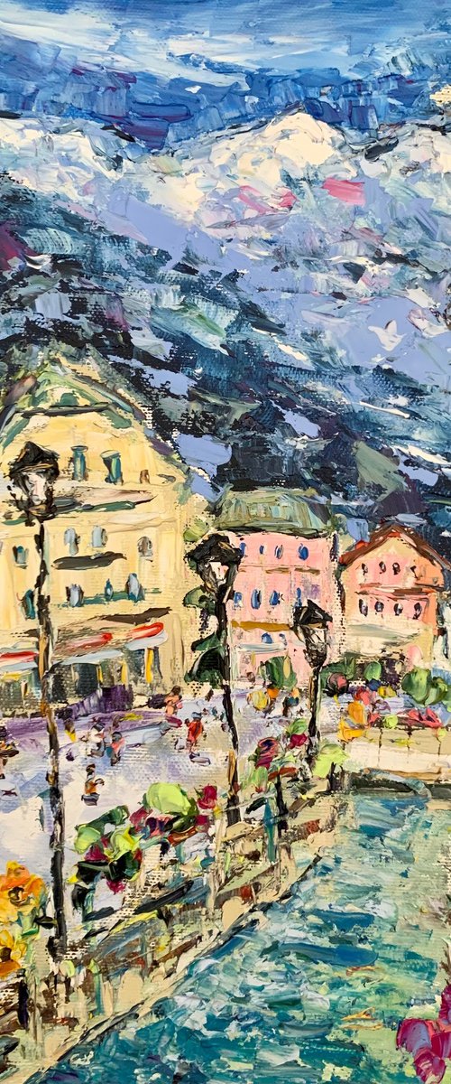 Chamonix town in France by Vilma Gataveckienė