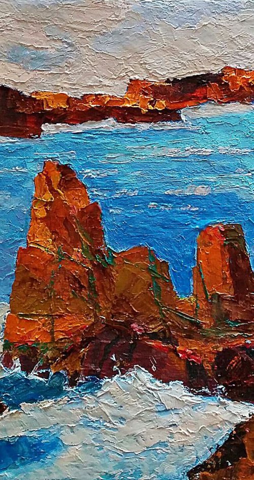 Seascape Morning light, "Hope" by Padmaja Madhu