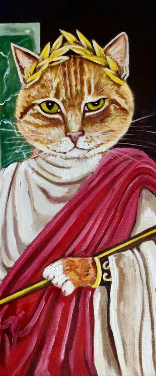Caesar. Feline  look . by Olga Koval
