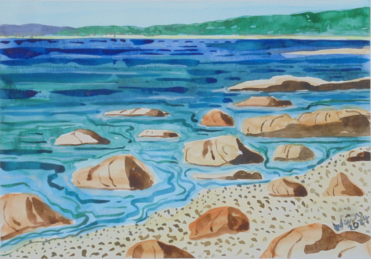 Andalucian Seascape II by Kirsty Wain