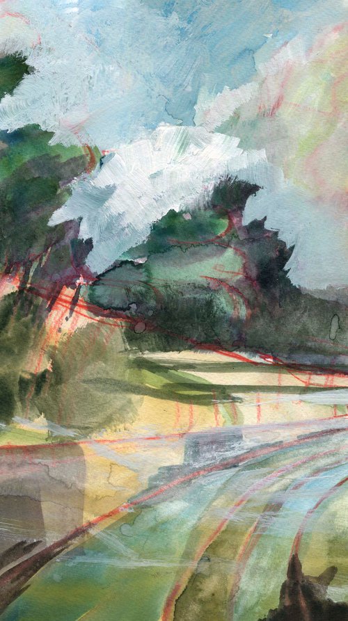 Green Track by Elizabeth Anne Fox