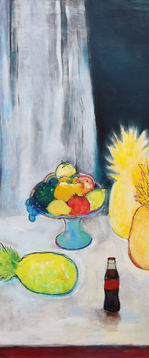 still life with pineapples by Artem Andreichuk