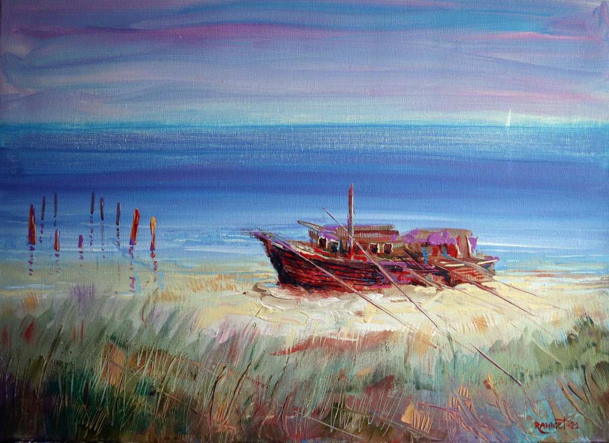 Old Boat 2. by Rakhmet Redzhepov